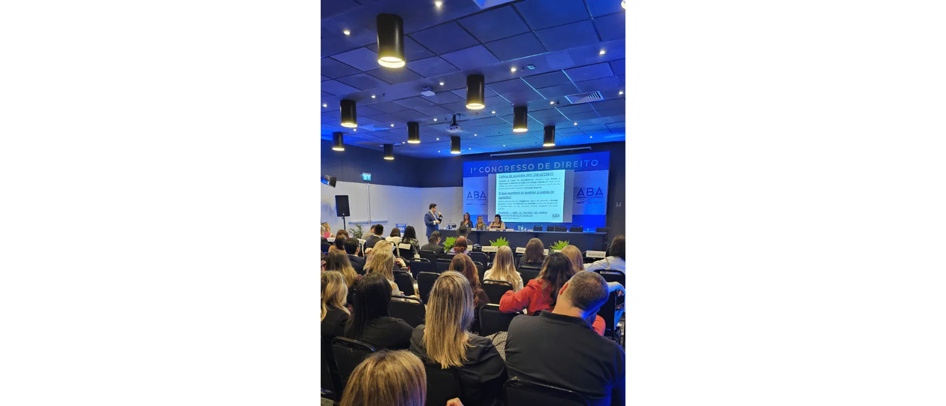 Palestra no 1º congresso de direito – ABA